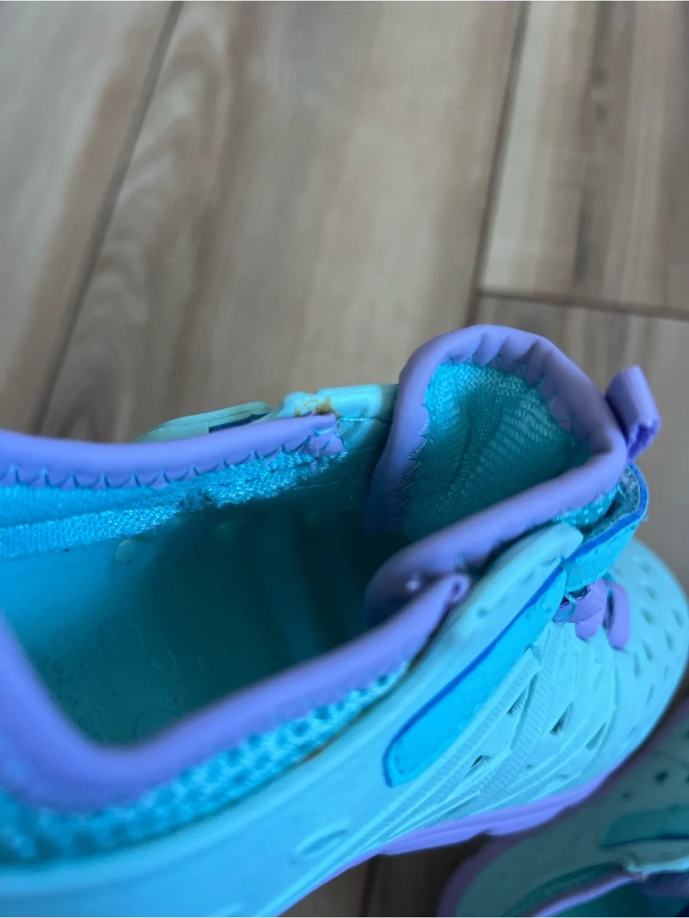 Stride Rite Aqua and Lavender Water Shoe